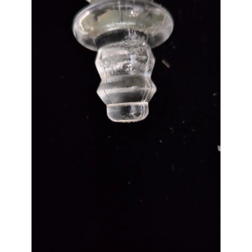 Clear Glass Sphere Decanter Bottle Stopper - Great Condition